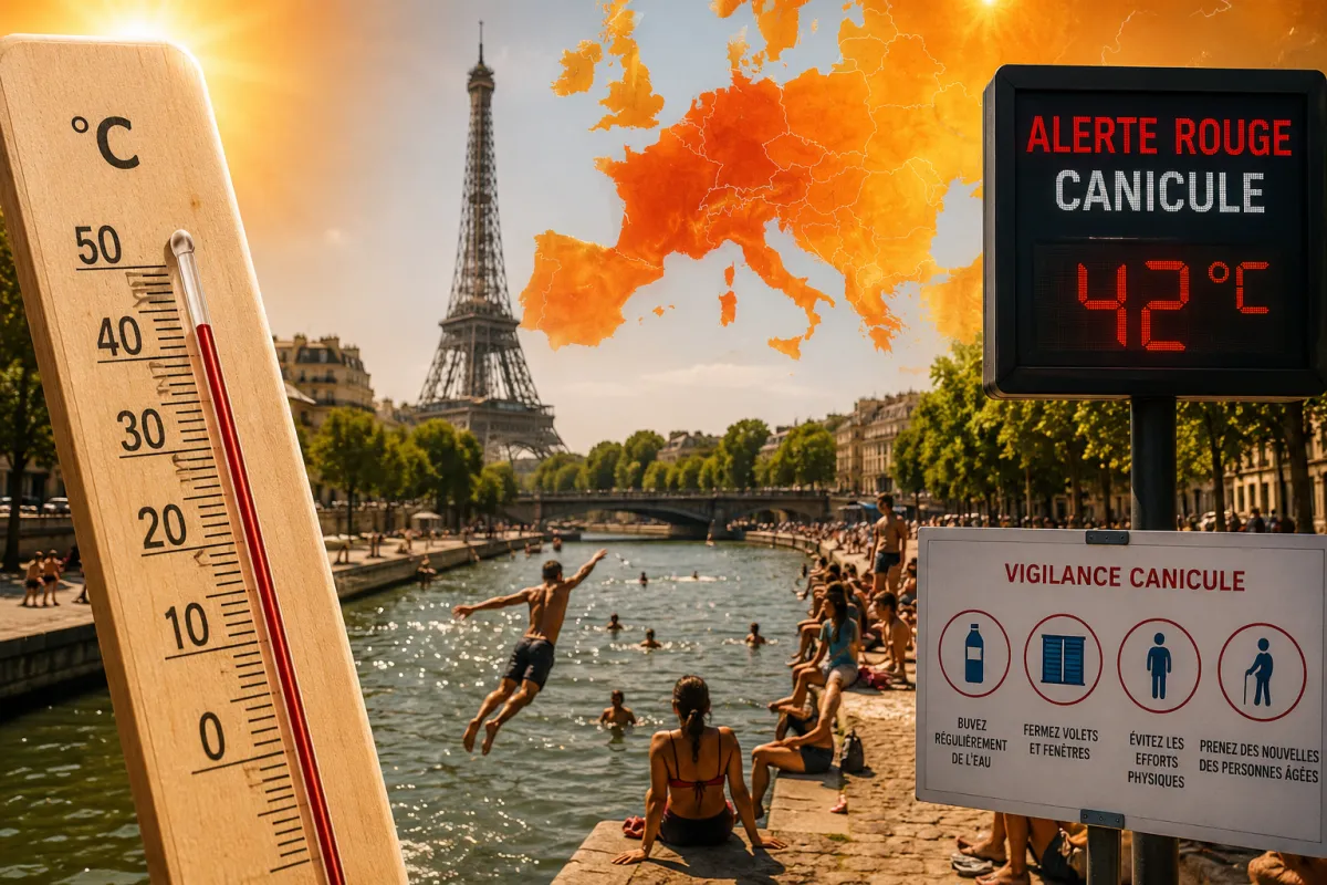 Europa enfrenta onda de calor histórica: dezenas de mortes são registradas e temperaturas chegam a 44°C