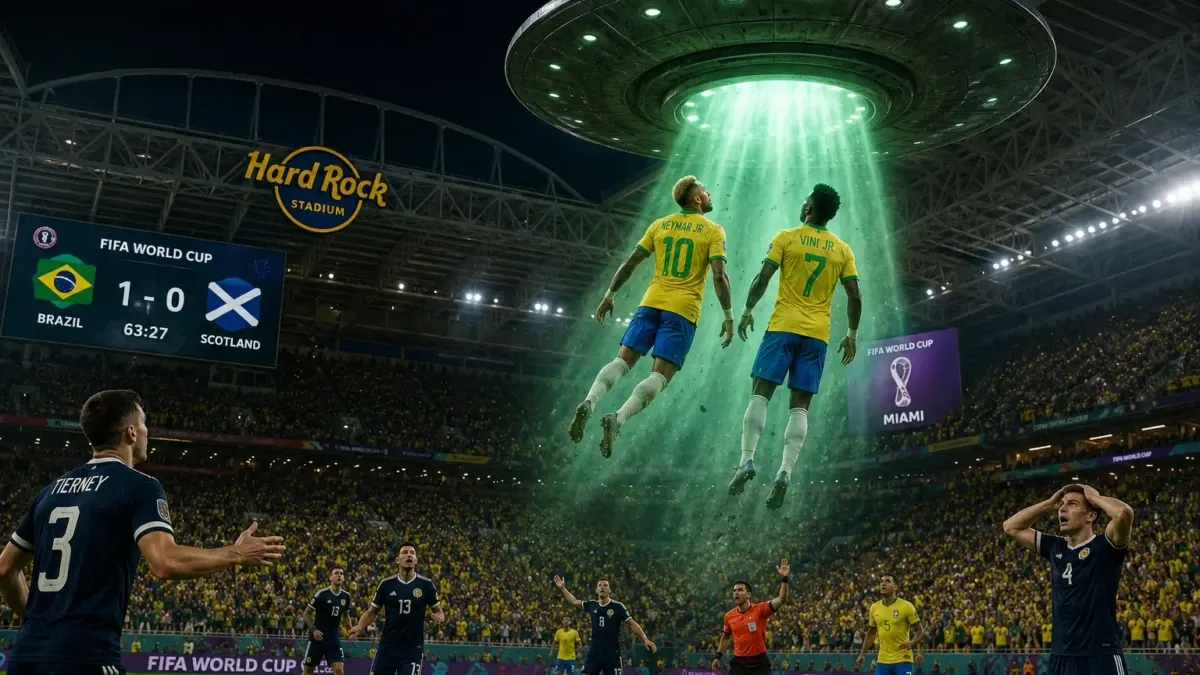 Vidente prevê abdução de Neymar e Vini Jr. durante jogo do Brasil na Copa e teoria viraliza nas redes